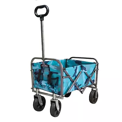 Folding Wagon Cart Collapsible Utility Garden Outdoor Beach Camping Shopping • $39.99