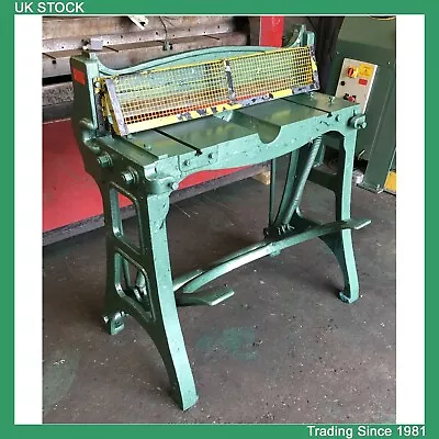 BUCK & HICKMAN Cast Iron Frame Treadle Guillotine Sheet Metal Shear Cutter 770mm • £390