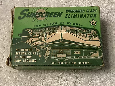 Vintage Sunscreen Windshield Glare Eliminator No. 226 Kastar Inc. New York. • $49.99