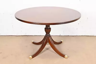 Henkel Harris Banded Mahogany Dining Or Breakfast Table Newly Refinished • $3795