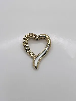 NA HOKU 14k Maile Leaf Open Heart Pearl Pendant BEAUTIFUL! VINTAGE! • $350