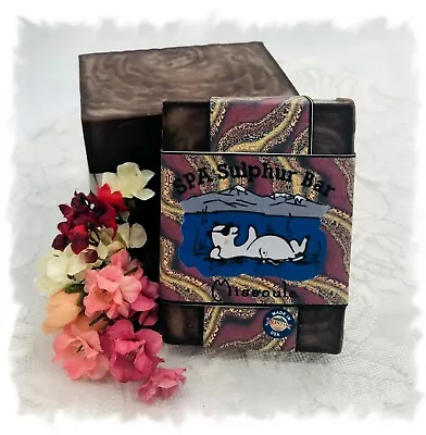 Vanilla Musk _Missoula_ SPA Sulphur Soaps Made In Montana_Handmade Homemade  • $6