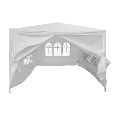 $94.99 • Buy 10x10 Ft  Canopy Customizable Window Wall Party Tent Adjust Height Easy Up White