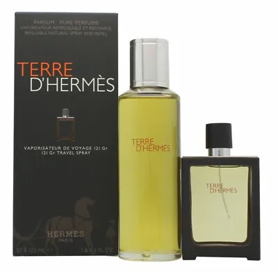 £141.97 • Buy HermÈs Terre D'hermÈs Gift Set 30ml Edp Spray + 125ml Edp Refill - Men's. New