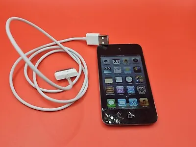 Apple IPod Touch 4th Generation A1367 32GB Screen Works FOR PARTS OR REPAIR  • $12.99