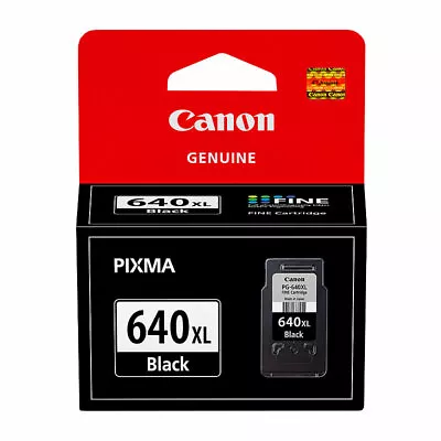 Genuine Canon PG640XL Black Ink Cartridge Black 400 Pages PG640XL • $50.30