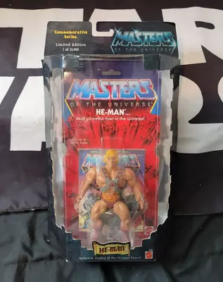 He-Man Original 1st MASTERS OF THE UNIVERSE MOTU Mattel Commemorative Series • $139.98