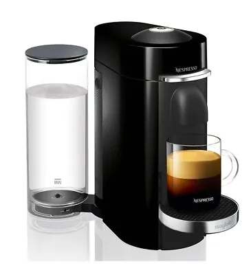 Magimix Nespresso Vertuo Plus Coffee Machine 1260W 19 Bar Piano Black C Grade • £34.99