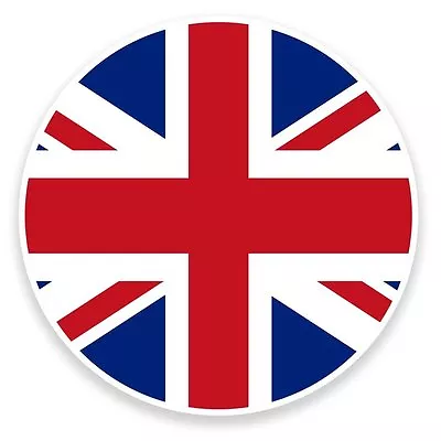 2 X Union Jack UK British Flag Map Vinyl Sticker Travel Car Luggage #9067Â  • £2.99