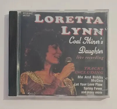 Loretta Lynn Coal Miner's Daughter Live CD Album Acceptable Condition Free Post • $8.95