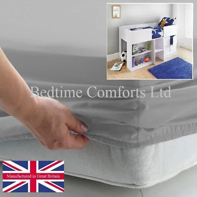 CABIN BED FITTED SHEET IKEA ARGOS SHORTY SMALL SINGLE 70x160cm  27 X 63   • £11.99