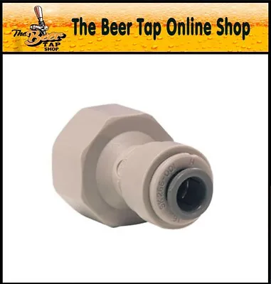 JG Female Adaptor 5/16  Or 3/8  X 5/8  BSP Fits Beer Line Shank & Keg Coupler. • £8.99