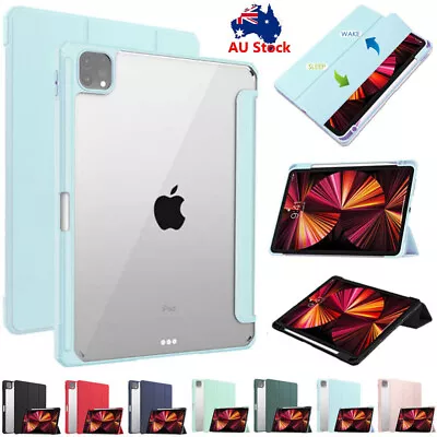 For IPad Pro 11  12.9  1st 2nd 3rd 4/5/6th Gen Smart Case Cover With Pen Holder • $28.49