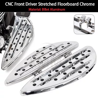 Motorcycle CNC Driver Floorboards For Harley Electra Road Glide FLHTCU Softail • $93.98