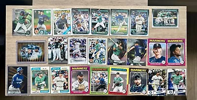 Mariners 25 Card Lot 3 Julio Rodriguez Rookies 3 Griffey Jr 11 Rookie Cards • $9.99