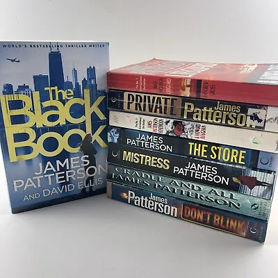 James Patterson Bundle Paperback Book X 8 Crime Thriller Mystery Bulk Lot Mixed • $22