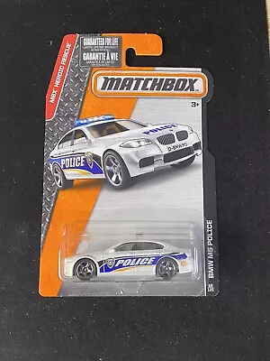 Matchbox MBX Heroic Rescue BMW M5 Police 68/125 White Free Box Shipping • $9.10