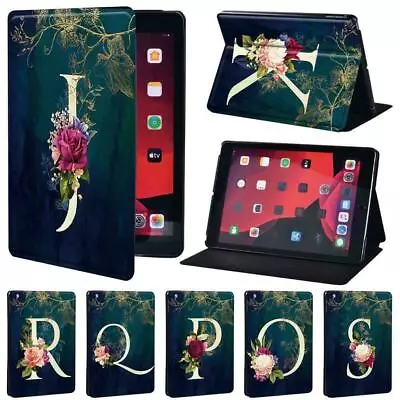 £5.93 • Buy Letter PU Leather Tablet Cover Case For Apple IPad 5/6/7/89/10 Mini 1/2/3/4/5/6