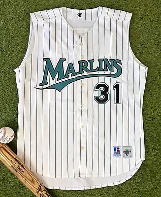 Florida Marlins Mike Piazza 1998 Team Issued Authentic MLB Baseball Jersey Vest • $249.99