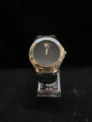 MOVADO Original Beautiful Stainless Steel Signature Black Dial - $2K APR W/ COA! • $695