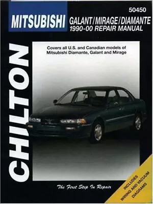 Chilton Total Car Care Repair Manual: Mitsubishi Galant/ Mirage/ Diamant 1990-00 • $16