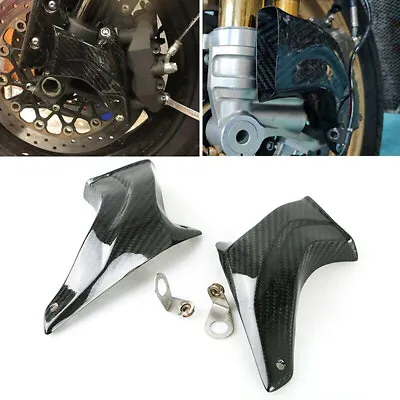 For Yamaha YZF-R1 YZF-R1M Carbon Fiber Style Brake Caliper Air Cooling Ducts • $32.57