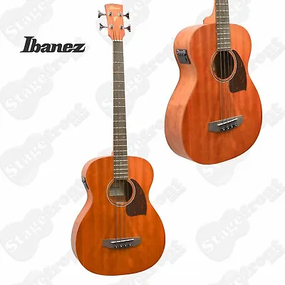 Ibanez Pcbe12mh Opn Mahogany Acoustic Electric Concert Size Bass Guitar • $499