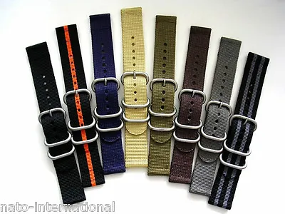 NATO G10 ® UTC 2pc HD Nylon Military Combat Diver Watchband Strap IW Suisse USA  • $14.77