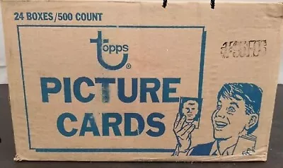 (1) One 1986 Topps Baseball Picture Cards 500 Count Vending Box From A Case. • $42.90