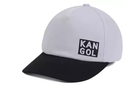 Kangol Cut Out Logo Baseball Style Stretch Fit Logo Gray Cap Hat S/M & L/XL • $26.95