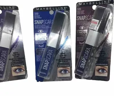 3x New Maybelline Snapscara Mascara 310320330 New Great Sale Price • $8.75