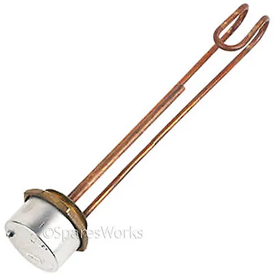 Water Boiler Heating Element 18  Immersion Heater System Copper Hot + Thermostat • £24.30