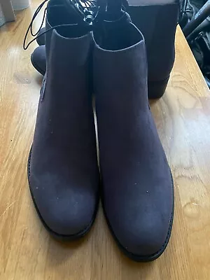 £19.99 • Buy TU Grey Chelsea Ankle Boots, Size 6, Comfort Sole
