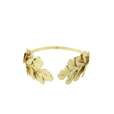 Gold Caesar Leaf Crown King Headwear Metal Roman Headband Toga Costume Accessory • $23.48