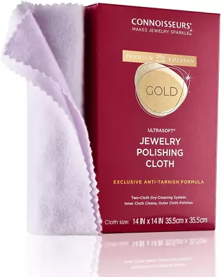 Premium Edition Ultrasoft 14X14 Extra Large Gold Or Silver Jewelry Polishing Clo • $13.88