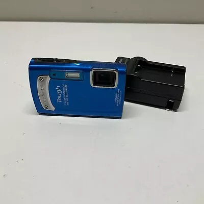 Olympus Tough TG-310 14.0MP Digital Camera Blue WATERPROOF SHOCKPROOF W/ Battery • $49.95