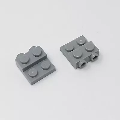 $1.25 • Buy 99206 LEGO Parts Plate Modified 2x2x2/3 W/ 2 Studs On Side LIGHT BLUISH GRAY (2)