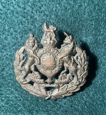 Labour Corps Corps Officers Service Dress Cap Badge With Wreath Brass M510 • £11.99