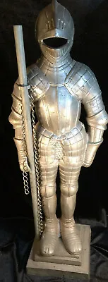 Medieval Knight Suit Of Armor Decorative 28” Aluminum • $75