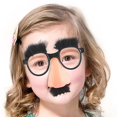 Big Nose Glasses With Eyebrows MustacheSilly Funny Photo Props Halloween Party • $7.03