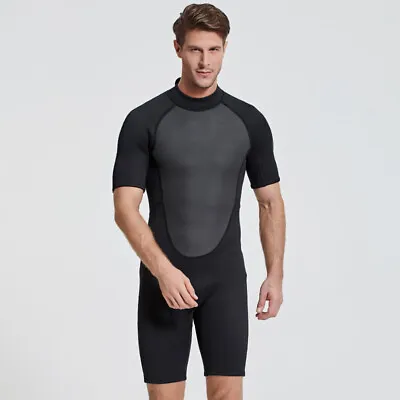 Premium Men's Wetsuits 2mm Neoprene Diving Snorkeling Surfing Swimming FrontZip • $44.99