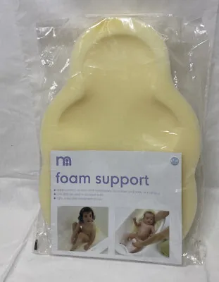 Baby Bath Foam Support Seats Sponge Soft Bathing Cleaning Body Safety Mothercare • £15