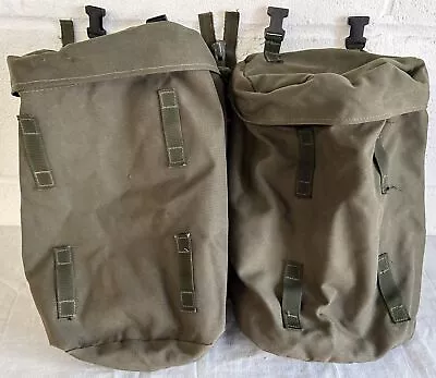 British Military Issue Olive Green PLCE Bergen Side Pocket - Pair • $37.27