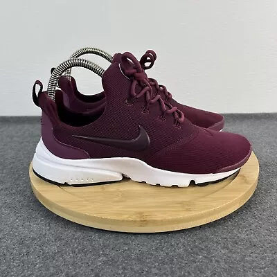 Nike Presto Womens Running Shoes US 6 Maroon • $34.99