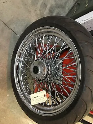 Chrome 80 Spoke Front Wheel 18” For Harley #SD-16-2 • $300