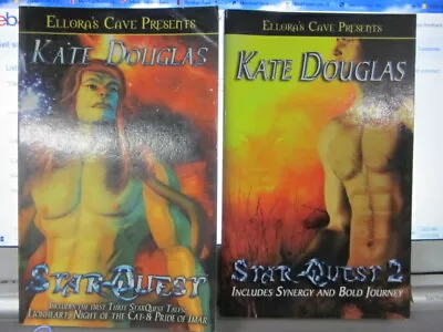 2 Bks 5 Stories Starquest & 2 Kate Douglas Lionheart Cat Imar Ellora's Cave D25 • $29.33