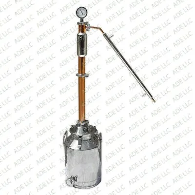 8 Gallon Moonshine Still With 2  Copper & Stainless Reflux Column • $490.55