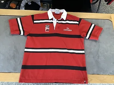 Dubai Sevens Vintage Rugby Shirt Fly Emirates Gilbert Short Sleeved  Striped M • $27.10