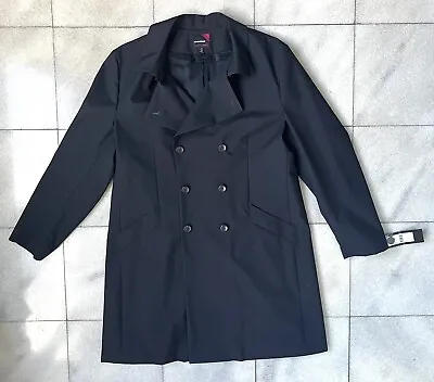 Qantas Martin Grant Trench Coat Men’s Size 112 R (XL) Navy Blue Airline NWT 2016 • $128.68
