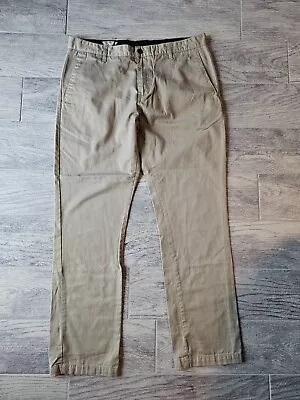 Men's Volcom Pants Size 36 Beige Straight Leg • $13.99